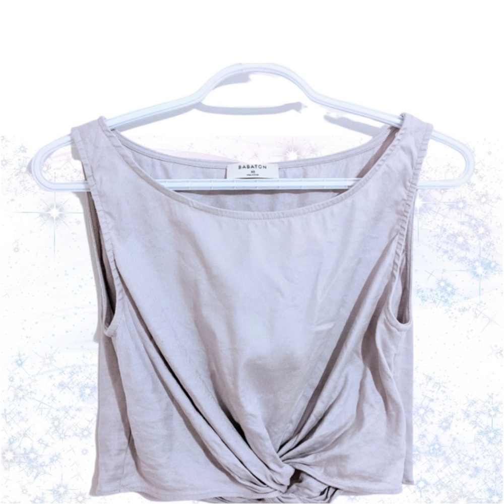 ARITZIA BABATON linen Crop top size XS